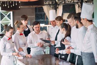 Foto: Küchenpersonal Meeting